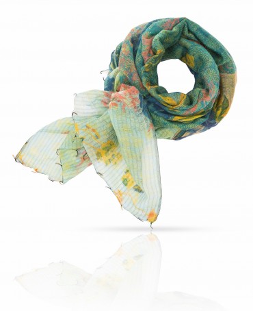 Палантин Женский SW-KANTHA.PAIS/TURQU